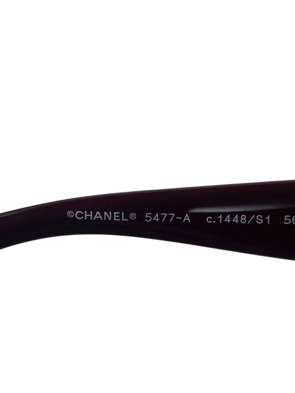 Chanel Faux Pearl CC Logo Sunglasses 56